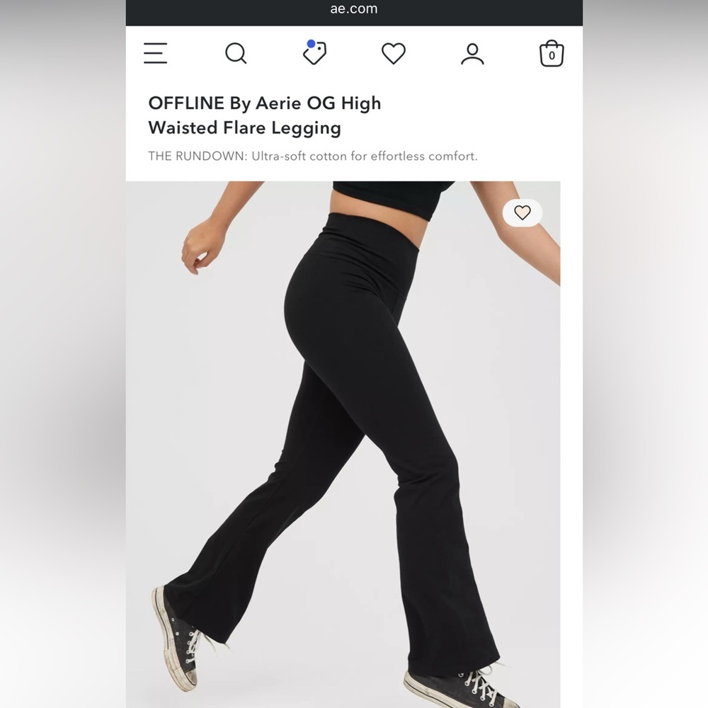 Aerie OFFLINE OG High Waisted Flare Leggings - women’s Medium